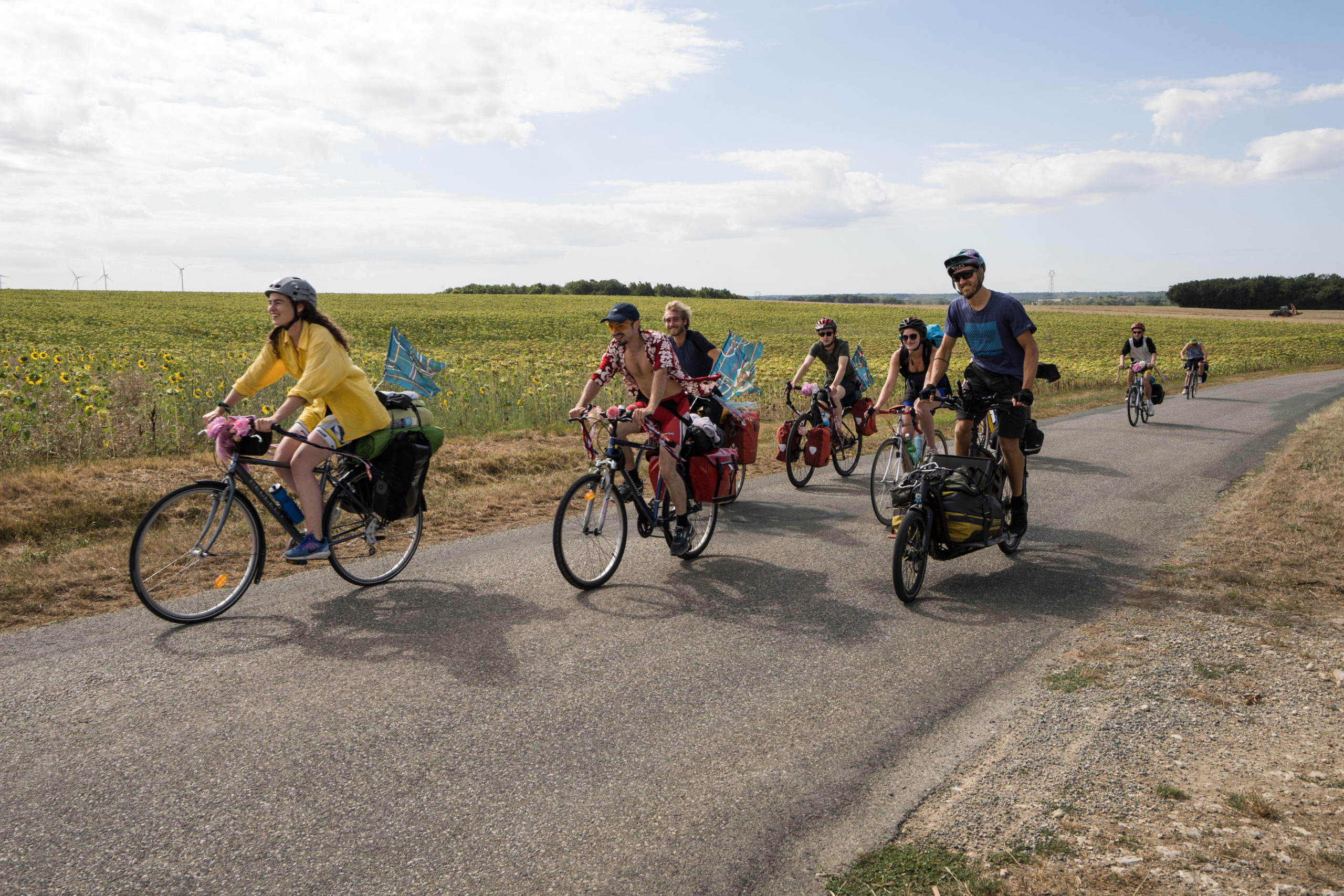 Les Gaillardes à vélo