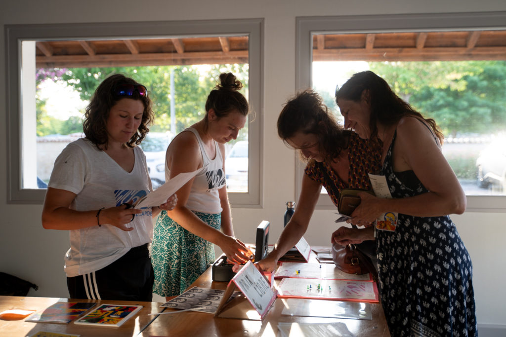 La billetterie À la salle des fêtes de Sainte-Gemme lundi 11 août